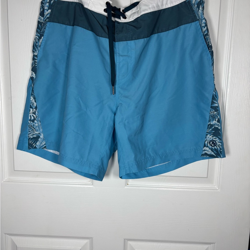 Blue and White Swim Shorts New with tags
